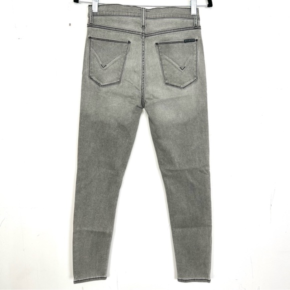 Hudson Blair High Rise Super Skinny Ankle Jeans Size 27 4 Grey - Picture 4 of 5
